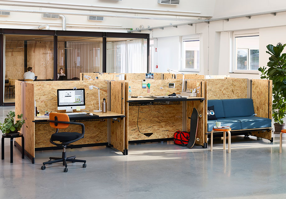 POPO Büroplanung - Schreibtische und Stühle Open Office Konzept Vitra