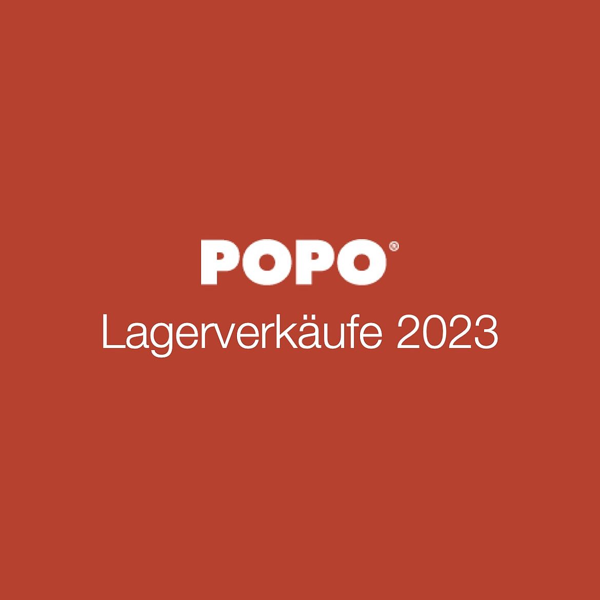 POPO Lagerverkauf