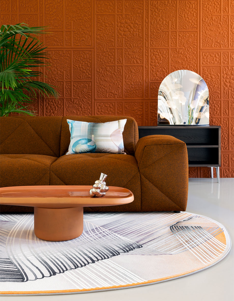 runder Teppich 'Re-Mingle' von Moooi | POPO.de