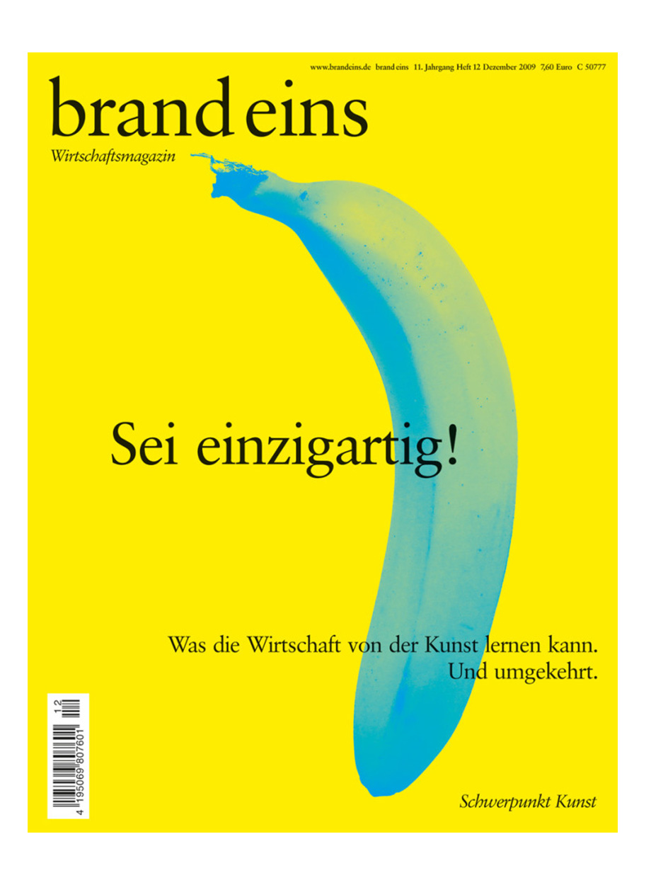 brand eins, Schwerpunkt Kunst, Ausgabe 12 2009